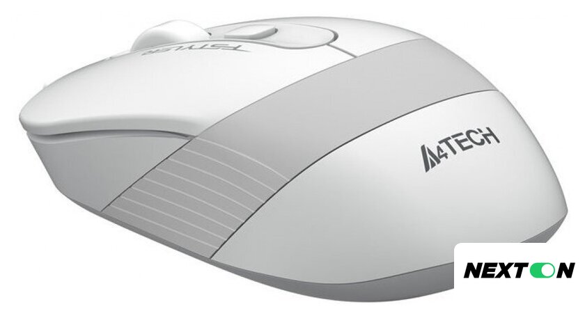 Мышь A4Tech Fstyler FM10 (белый/серый) - Изображение №2 — Интернет-магазин Nexton