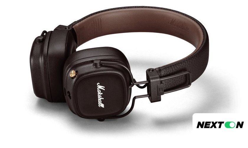 Наушники Marshall Major IV (коричневый) - Изображение №2 — Интернет-магазин Nexton