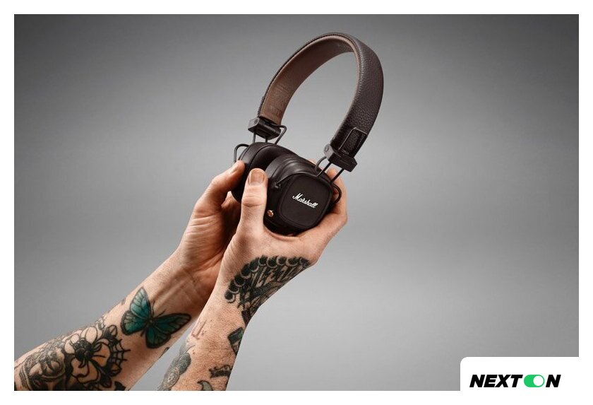 Наушники Marshall Major IV (коричневый) - Изображение №6 — Интернет-магазин Nexton
