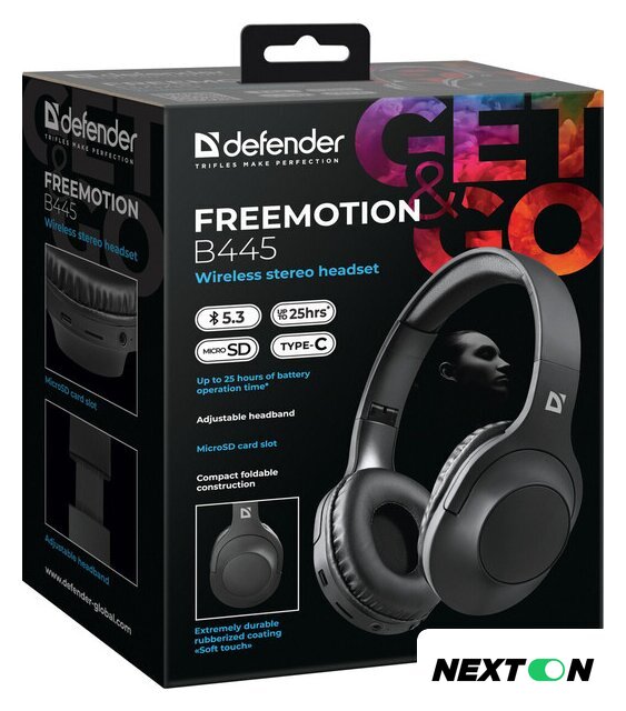 Наушники Defender FreeMotion B445 - Изображение №10 — Интернет-магазин Nexton