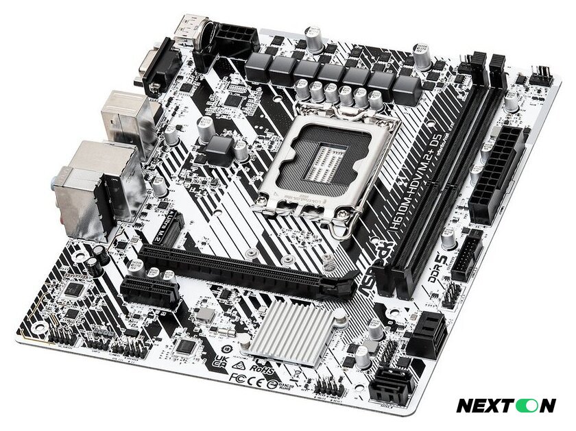 Материнская плата ASRock H610M-HDV/M.2+ D5 - Изображение №3 — Интернет-магазин Nexton