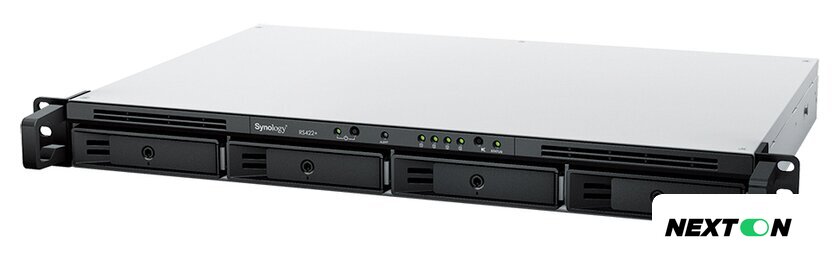 Сетевой накопитель Synology RackStation RS422+ - Изображение №1 — Интернет-магазин Nexton