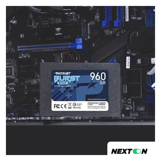 SSD Patriot Burst Elite 960GB PBE960GS25SSDR - Изображение №5 — Интернет-магазин Nexton