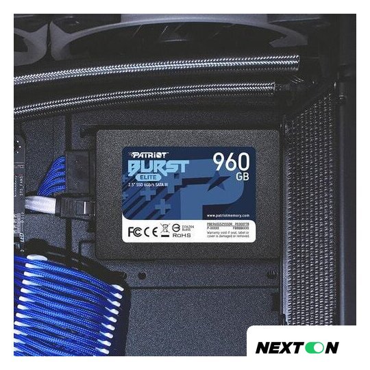 SSD Patriot Burst Elite 960GB PBE960GS25SSDR - Изображение №6 — Интернет-магазин Nexton
