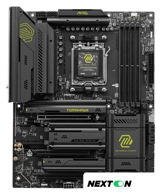 Материнская плата MSI MAG X870E Tomahawk WiFi - Изображение №1 — Интернет-магазин Nexton