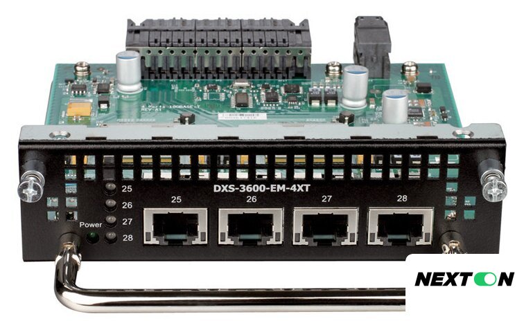 Модуль расширения D-Link DXS-3600-EM-4XT/A1A - Изображение №1 — Интернет-магазин Nexton