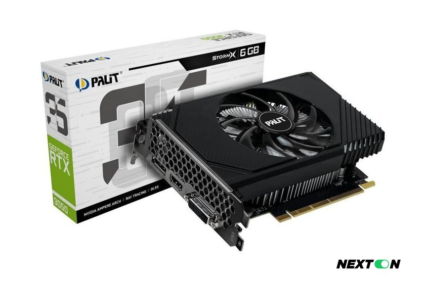 Видеокарта Palit GeForce RTX 3050 StormX 6GB NE63050018JE-1072F - Изображение №6 — Интернет-магазин Nexton