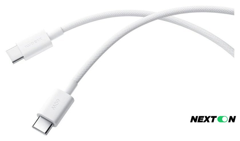 Кабель Xiaomi 3A Braided USB Type-C - USB Type-C BHR0878GL (1 м, белый) - Изображение №1 — Интернет-магазин Nexton
