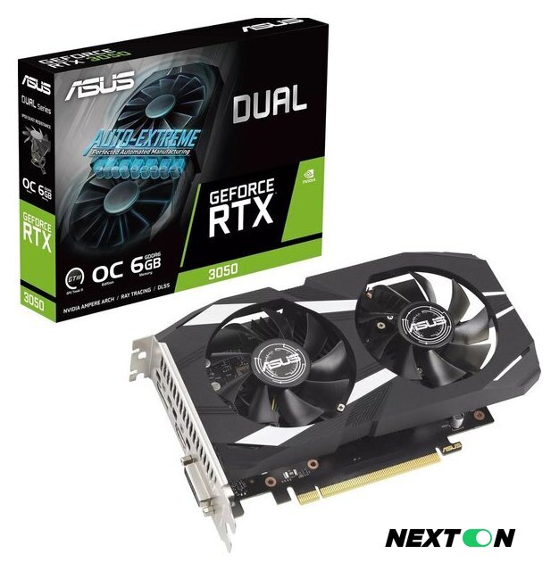 Видеокарта ASUS Dual GeForce RTX 3050 OC Edition 6GB DUAL-RTX3050-O6G - Изображение №10 — Интернет-магазин Nexton