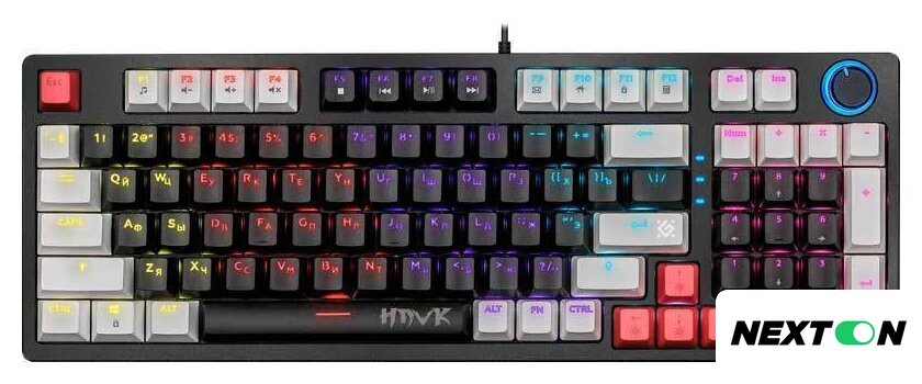 Клавиатура Defender Hawk GK-418 (черный, Outemu Brown) - Изображение №1 — Интернет-магазин Nexton