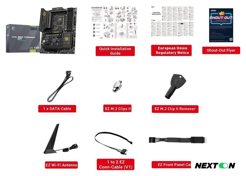 Материнская плата MSI MAG B860 Tomahawk WiFi - Изображение №2 — Интернет-магазин Nexton