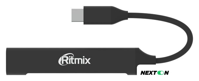 USB-хаб Ritmix CR-4401 Metal - Изображение №2 — Интернет-магазин Nexton