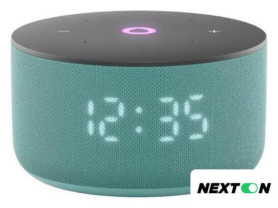 Умная колонка Яндекс Станция Мини 3 с часами (бирюзовый) - Изображение №1 — Интернет-магазин Nexton