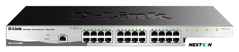 Управляемый коммутатор 2-го уровня D-Link DGS-1210-28/ME/B2A - Изображение №1 — Интернет-магазин Nexton