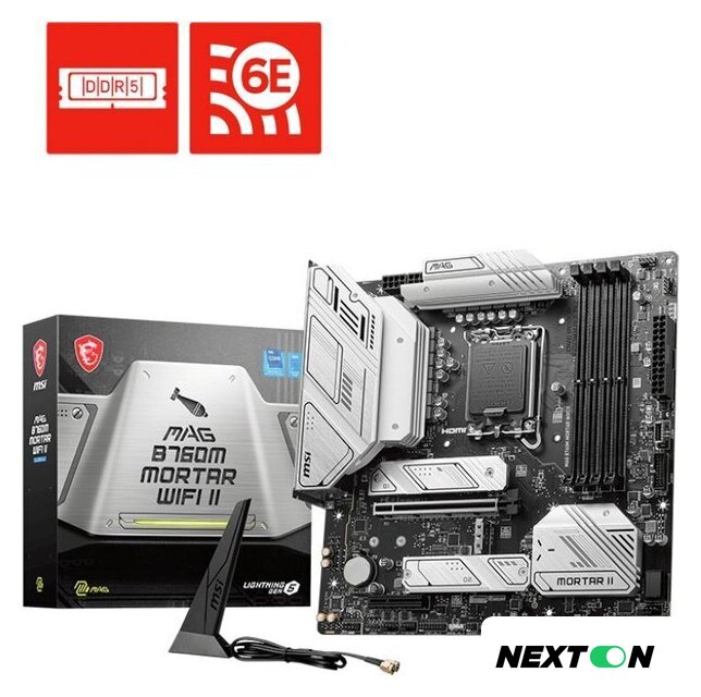 Материнская плата MSI MAG B760M Mortar WiFi II - Изображение №2 — Интернет-магазин Nexton