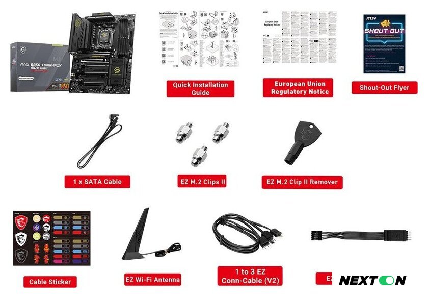 Материнская плата MSI MAG B850 Tomahawk Max WiFi - Изображение №2 — Интернет-магазин Nexton
