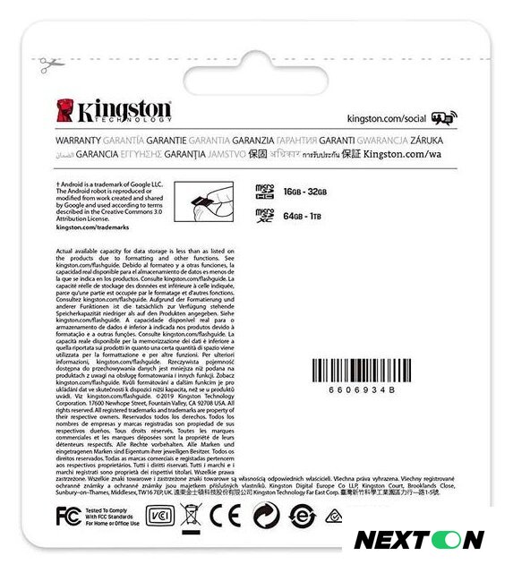 Карта памяти Kingston Canvas Select Plus microSDXC 128GB - Изображение №4 — Интернет-магазин Nexton