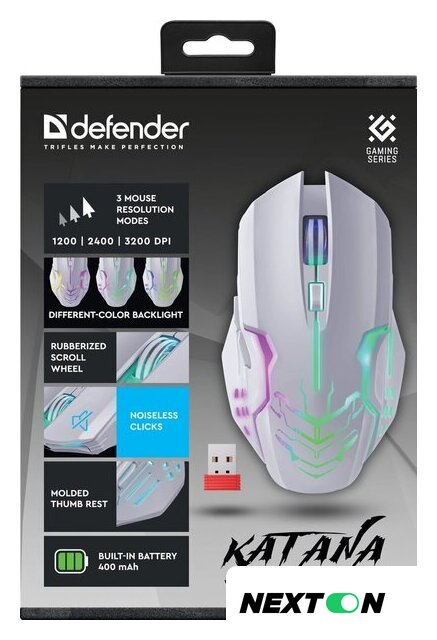 Игровая мышь Defender Katana GM-511 (белый) - Изображение №9 — Интернет-магазин Nexton