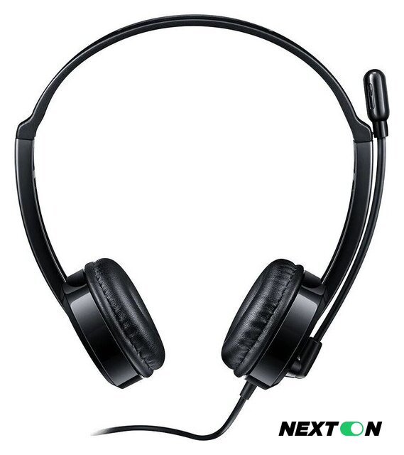 Офисная гарнитура Rapoo H100 (черный) - Изображение №3 — Интернет-магазин Nexton