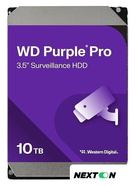 Жесткий диск WD Purple Pro 10TB WD102PURP - Изображение №1 — Интернет-магазин Nexton