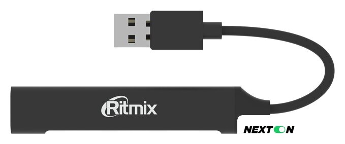 USB-хаб Ritmix CR-4400 Metal - Изображение №2 — Интернет-магазин Nexton