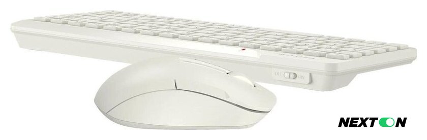 Офисный набор A4Tech Fstyler FG2200 Air2 (бежевый) - Изображение №6 — Интернет-магазин Nexton