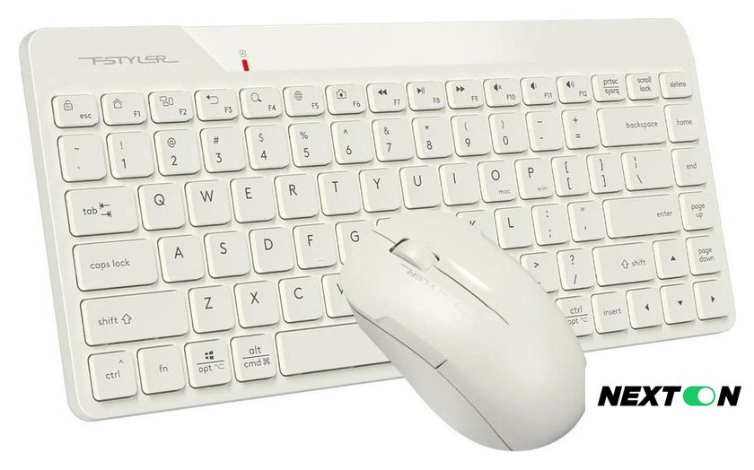 Офисный набор A4Tech Fstyler FG2200 Air2 (бежевый) - Изображение №3 — Интернет-магазин Nexton