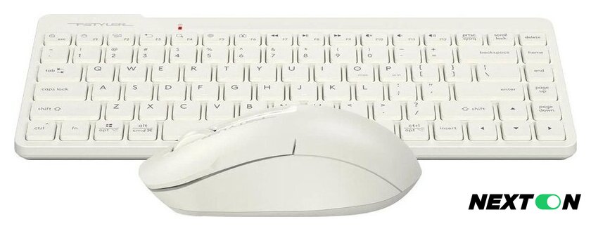 Офисный набор A4Tech Fstyler FG2200 Air2 (бежевый) - Изображение №5 — Интернет-магазин Nexton