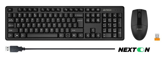 Офисный набор A4Tech 3330N - Изображение №2 — Интернет-магазин Nexton