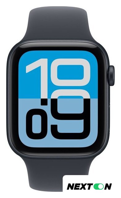 Умные часы Apple Watch SE 3 44 мм (алюминиевый корпус, полуночный/полуночный, спортивный силиконовый ремешок M/L) - Изображение №2 — Интернет-магазин Nexton