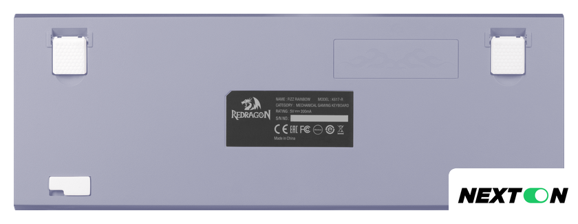 Клавиатура Redragon Fizz (серый/белый) - Изображение №8 — Интернет-магазин Nexton