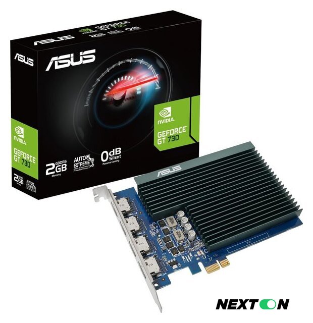 Видеокарта ASUS GeForce GT 730 2GB GDDR5 GT730-4H-SL-2GD5 - Изображение №4 — Интернет-магазин Nexton