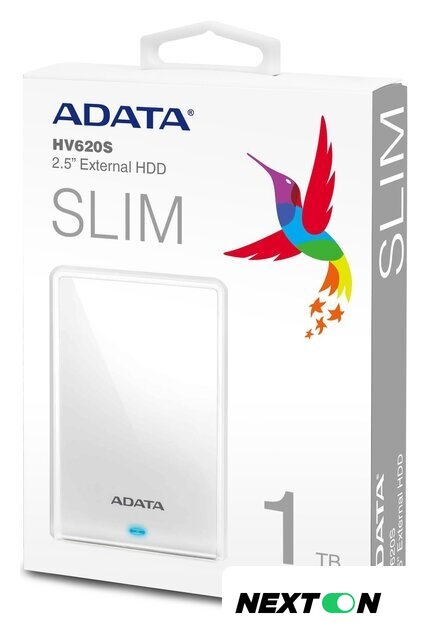 Внешний накопитель ADATA HV620S AHV620S-1TU31-CWH 1TB (белый) - Изображение №7 — Интернет-магазин Nexton