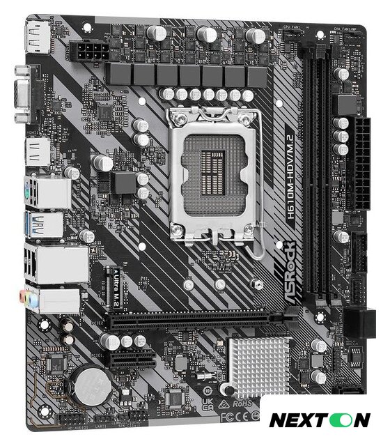 Материнская плата ASRock H610M-HDV/M.2 R2.0 - Изображение №4 — Интернет-магазин Nexton