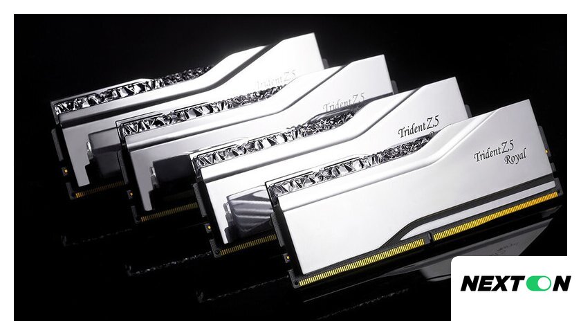 Оперативная память G.Skill Trident Z5 Royal 2x16ГБ DDR5 6400 МГц F5-6400J3239G16GX2-TR5S - Изображение №6 — Интернет-магазин Nexton