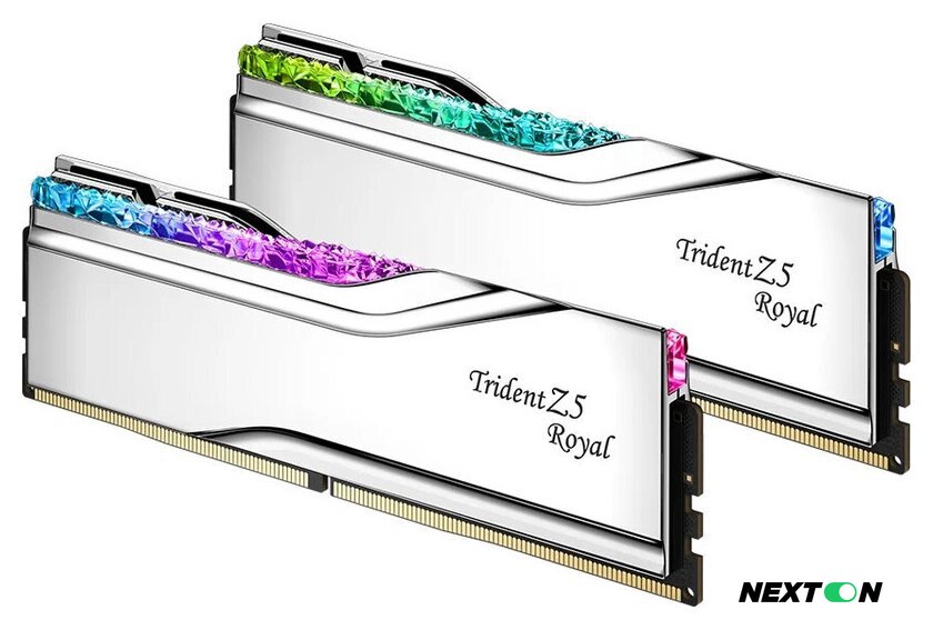 Оперативная память G.Skill Trident Z5 Royal 2x16ГБ DDR5 6400 МГц F5-6400J3239G16GX2-TR5S - Изображение №2 — Интернет-магазин Nexton