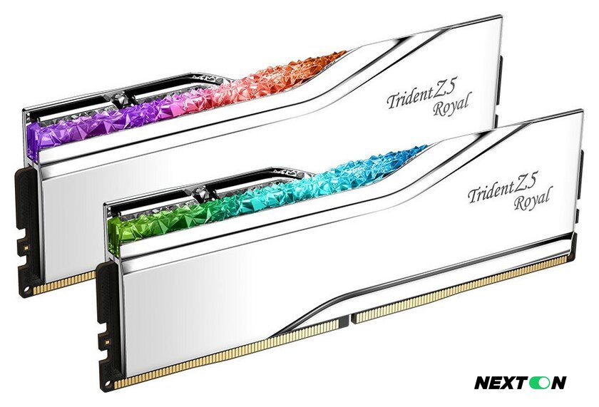 Оперативная память G.Skill Trident Z5 Royal 2x16ГБ DDR5 6400 МГц F5-6400J3239G16GX2-TR5S - Изображение №3 — Интернет-магазин Nexton