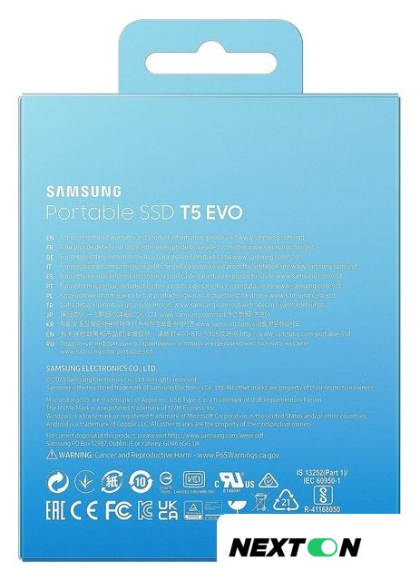 Внешний накопитель Samsung T5 EVO 2TB - Изображение №14 — Интернет-магазин Nexton