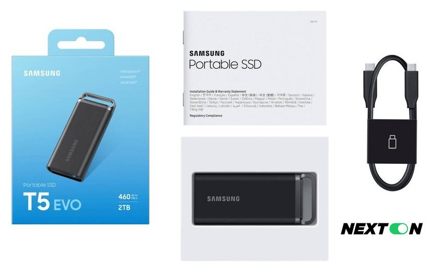 Внешний накопитель Samsung T5 EVO 2TB - Изображение №12 — Интернет-магазин Nexton