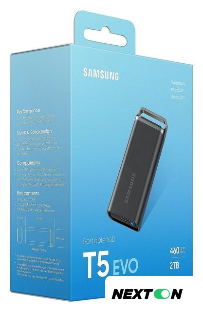 Внешний накопитель Samsung T5 EVO 2TB - Изображение №15 — Интернет-магазин Nexton