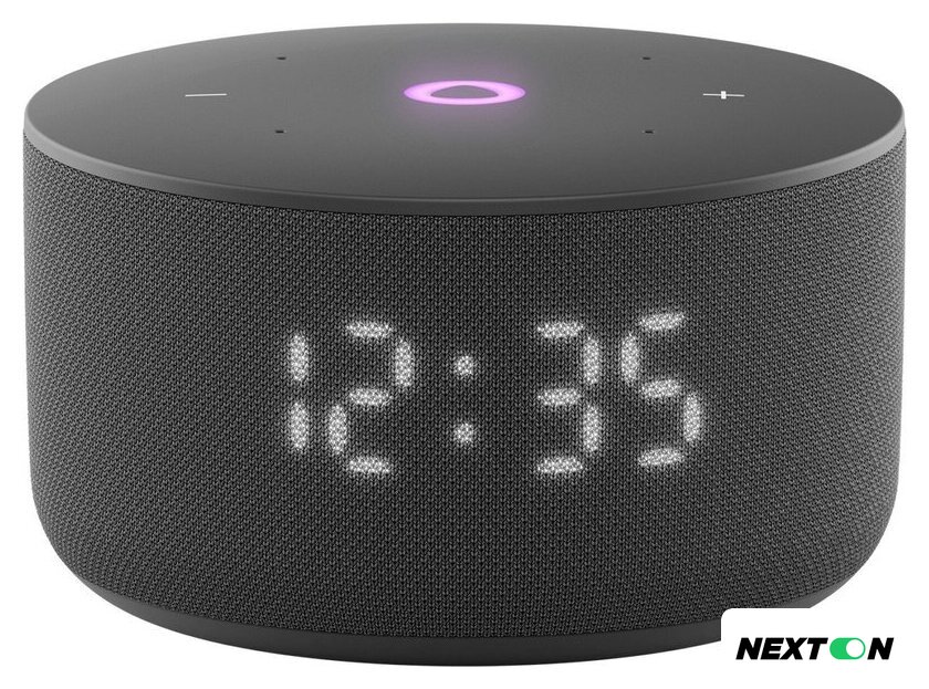 Умная колонка Яндекс Станция Мини 3 с часами (черный) - Изображение №1 — Интернет-магазин Nexton