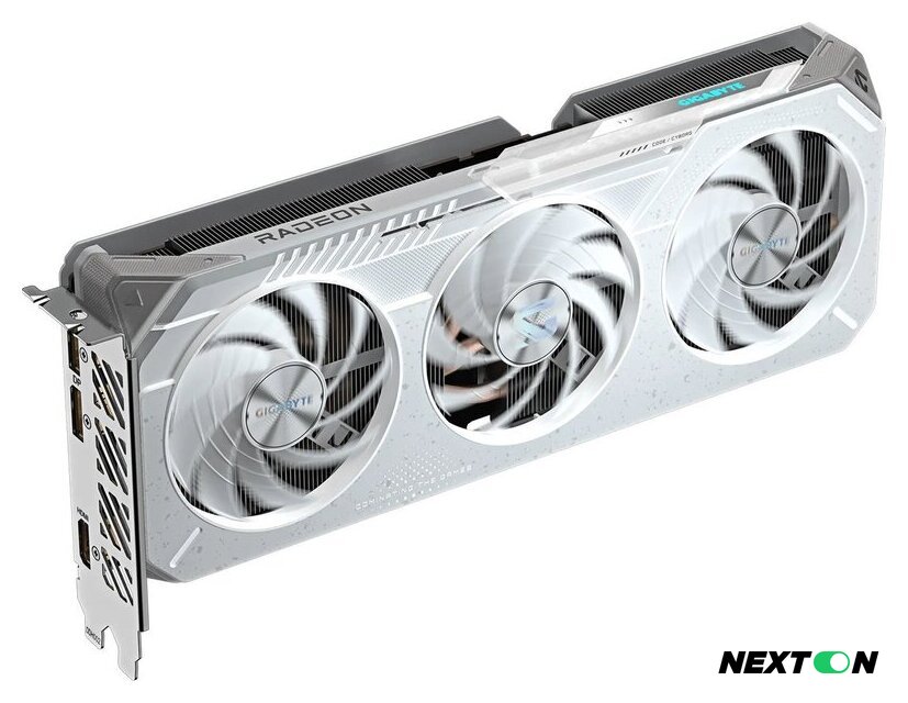 Видеокарта Gigabyte Radeon RX 9060 XT Gaming OC Ice 16G GV-R906XGAMINGOCICE-16GD - Изображение №1 — Интернет-магазин Nexton