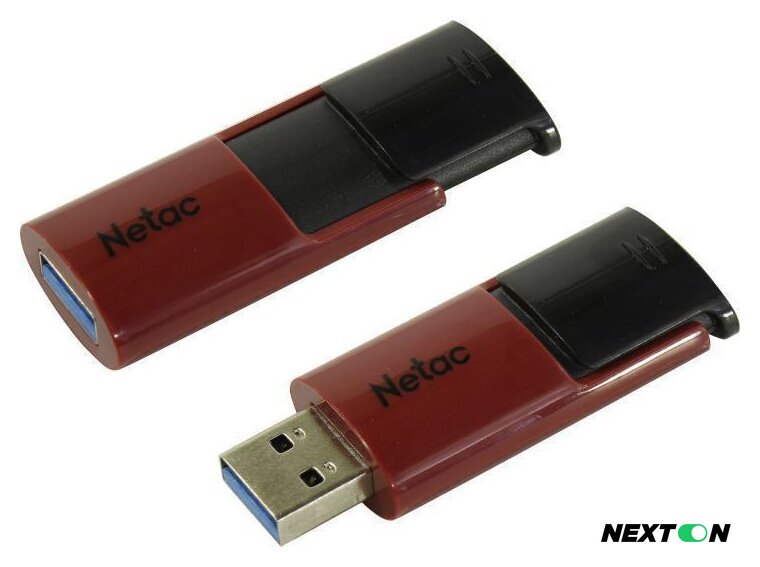 USB Flash Netac 128GB USB 3.0 FlashDrive Netac U182 Red - Изображение №1 — Интернет-магазин Nexton
