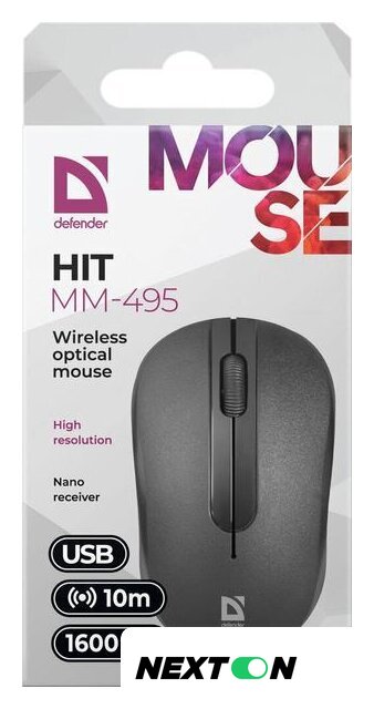 Мышь Defender Hit MM-495 - Изображение №5 — Интернет-магазин Nexton