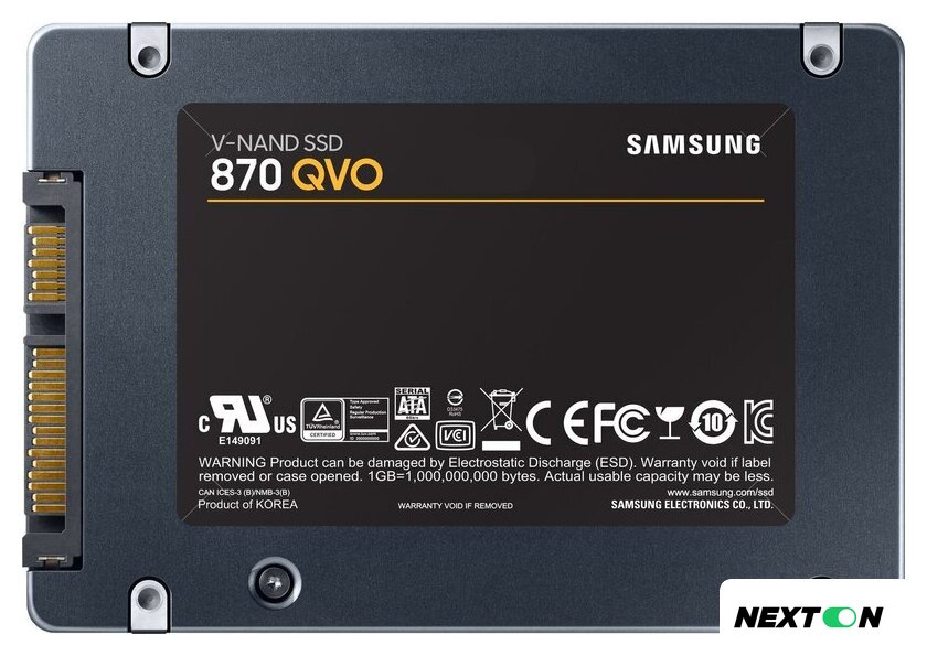 SSD Samsung 870 QVO 2TB MZ-77Q2T0BW - Изображение №5 — Интернет-магазин Nexton