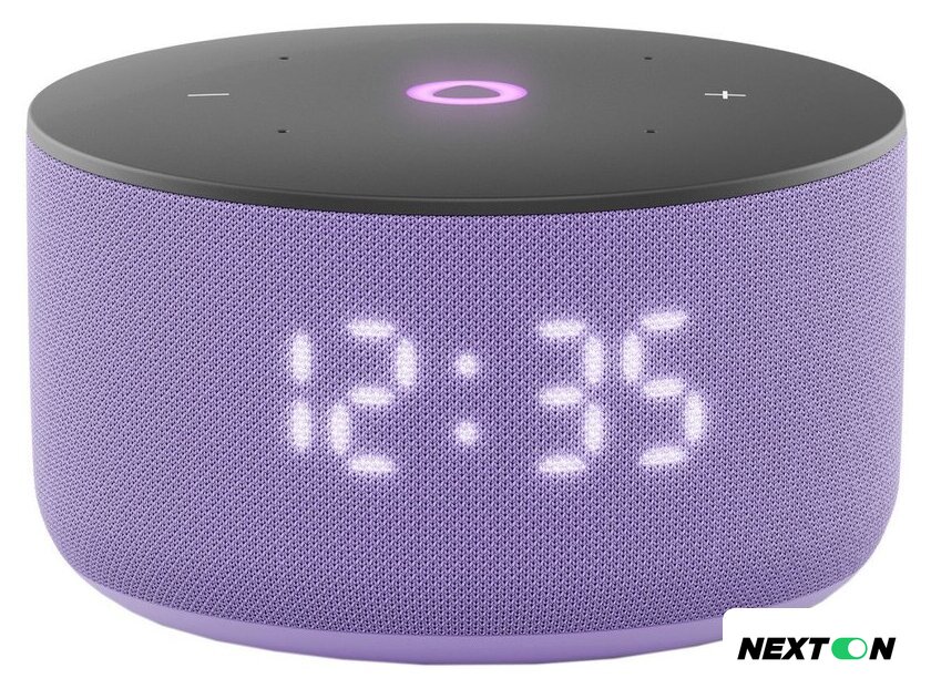 Умная колонка Яндекс Станция Мини 3 с часами (фиолетовый) - Изображение №1 — Интернет-магазин Nexton