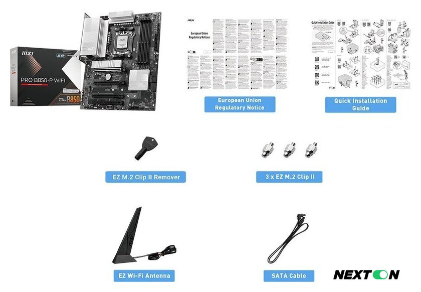 Материнская плата MSI Pro B850-P WiFi - Изображение №2 — Интернет-магазин Nexton
