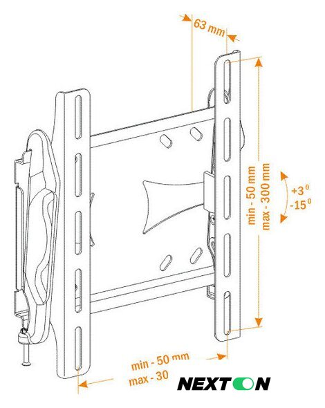 Кронштейн для телевизора Holder LCDS-5010 - Изображение №5 — Интернет-магазин Nexton