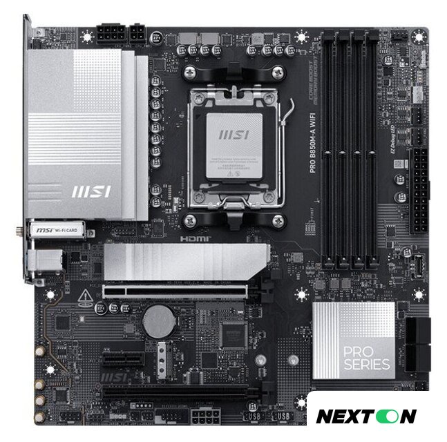 Материнская плата MSI Pro B850M-A WiFi - Изображение №1 — Интернет-магазин Nexton