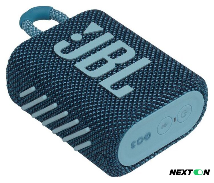 Беспроводная колонка JBL Go 3 (синий) - Изображение №3 — Интернет-магазин Nexton